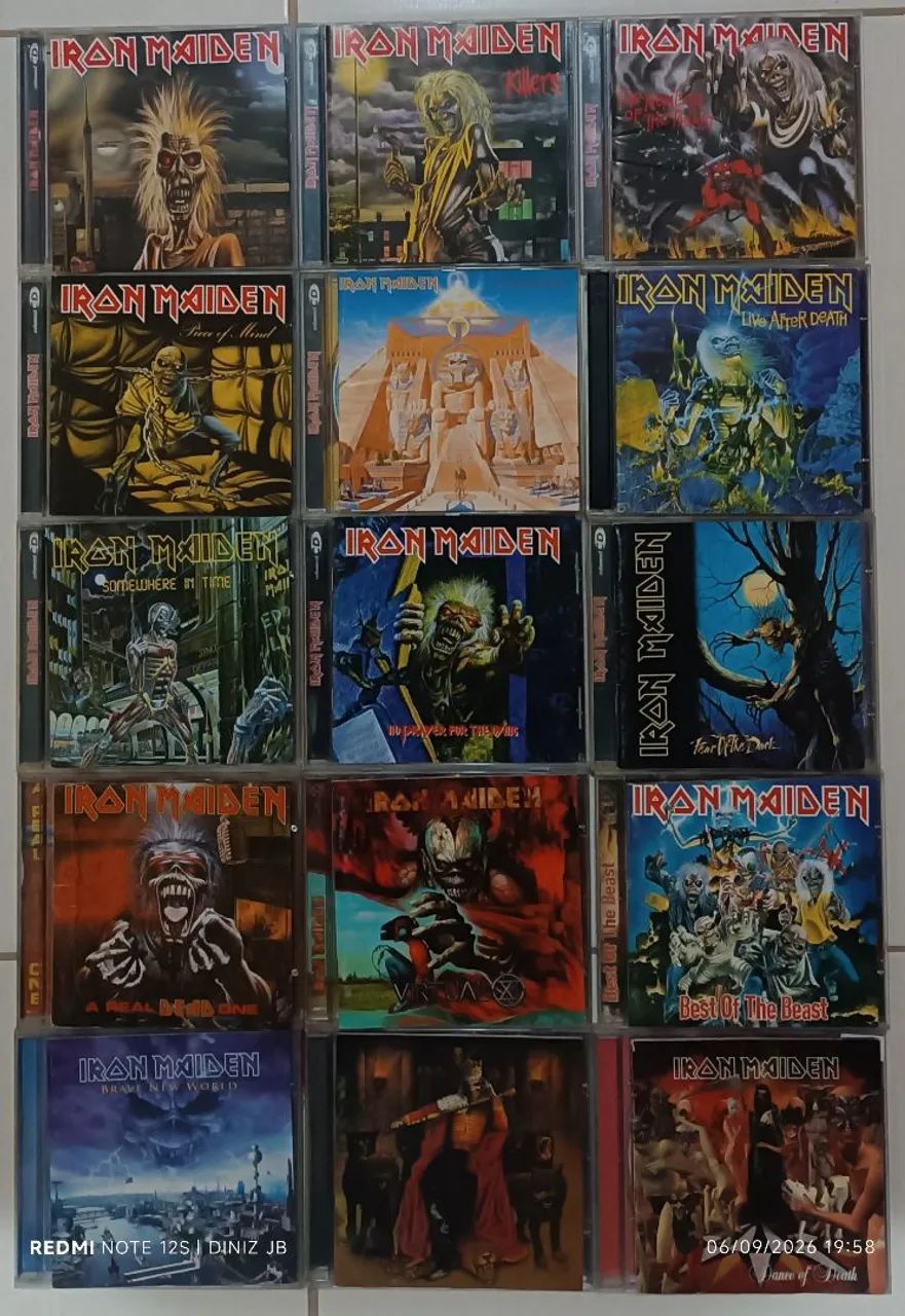 Lote Iron Maiden