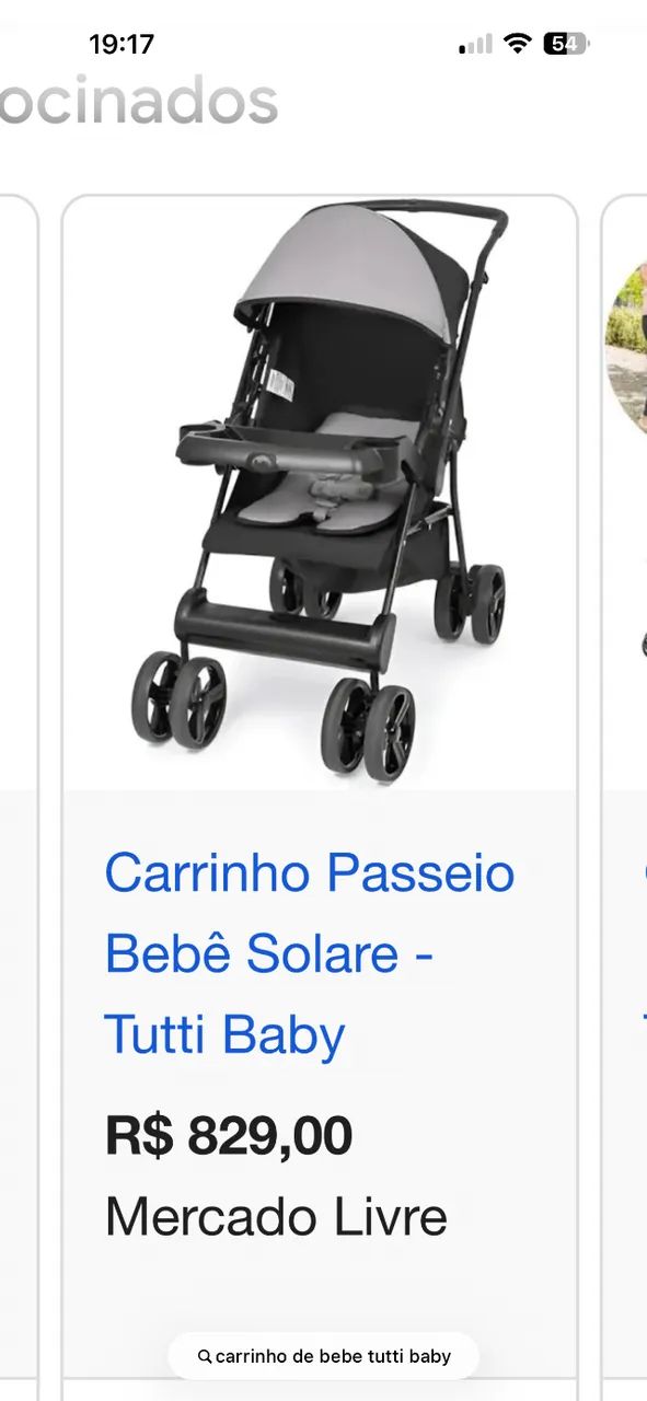Vendo carrinho de bebê  - Foto 2
