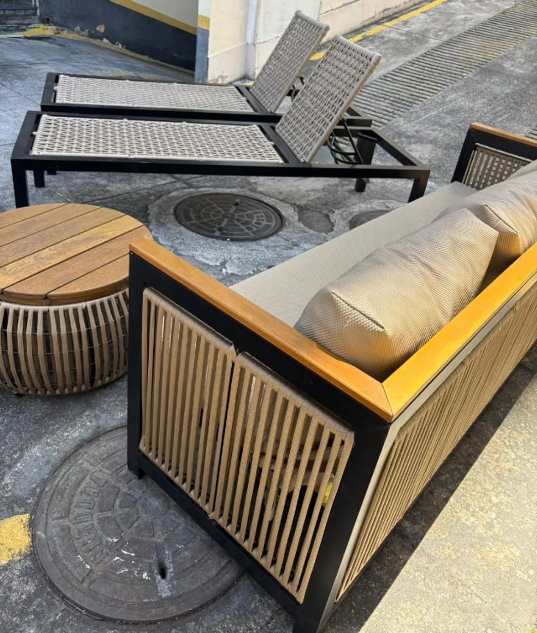 2 Espreguiçadeiras - Corda Náutica - Foto 3