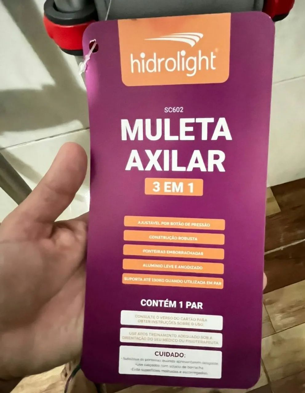 Par de muletas axial - Foto 5