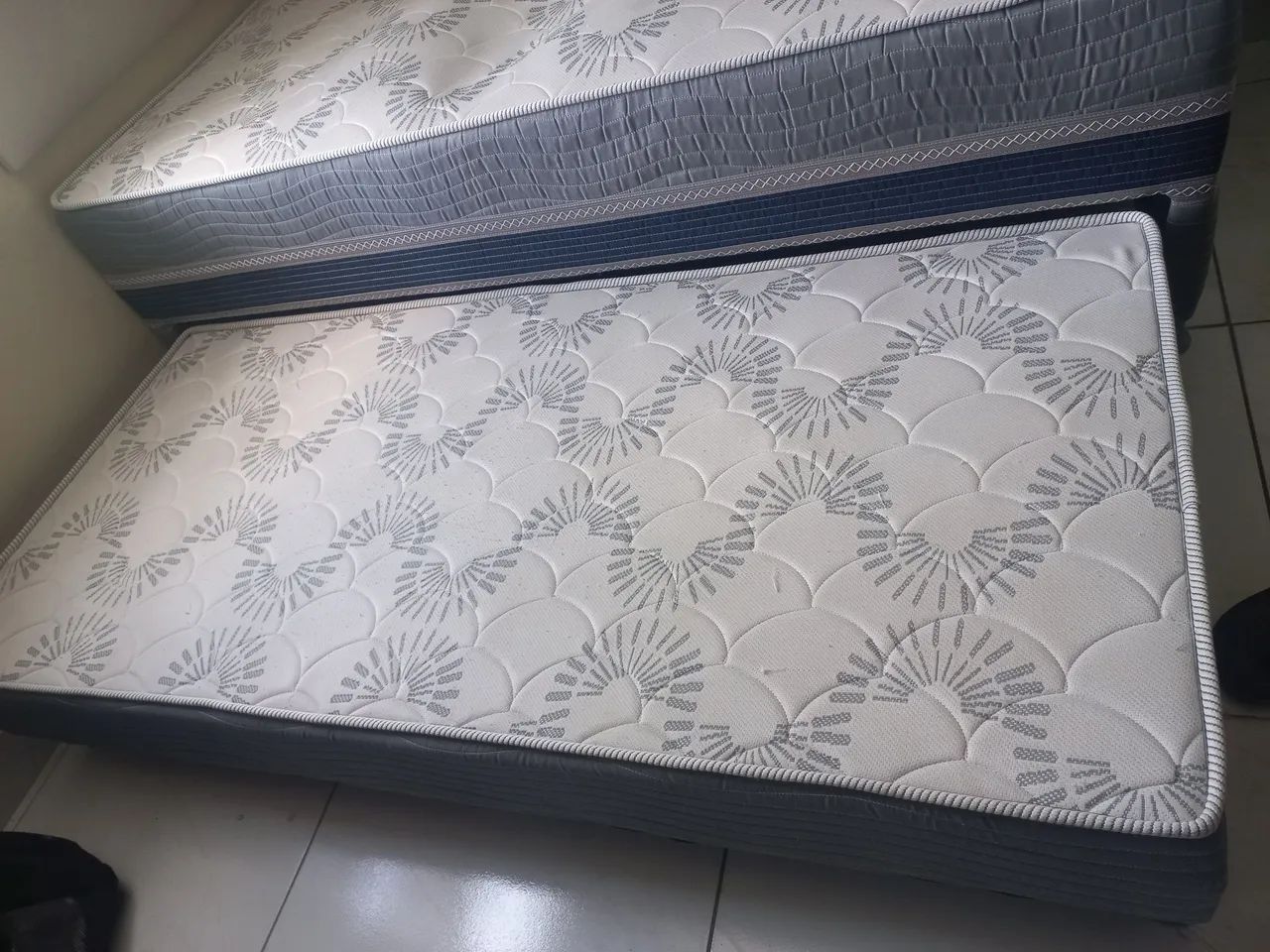 Cama box solteiro conjugada com auxiliar - Foto 4