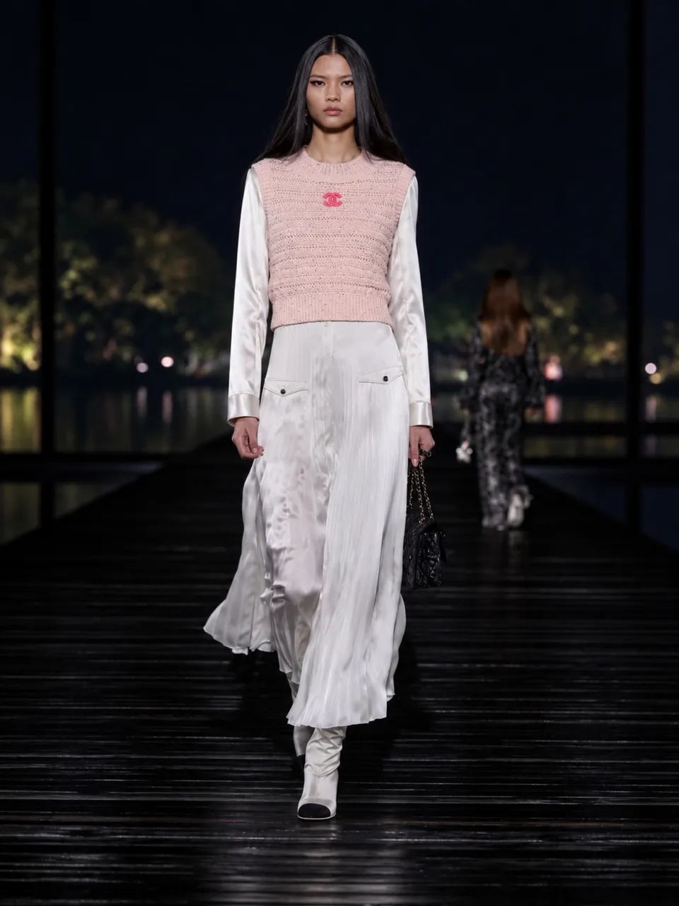 Colete de lã Chanel M 