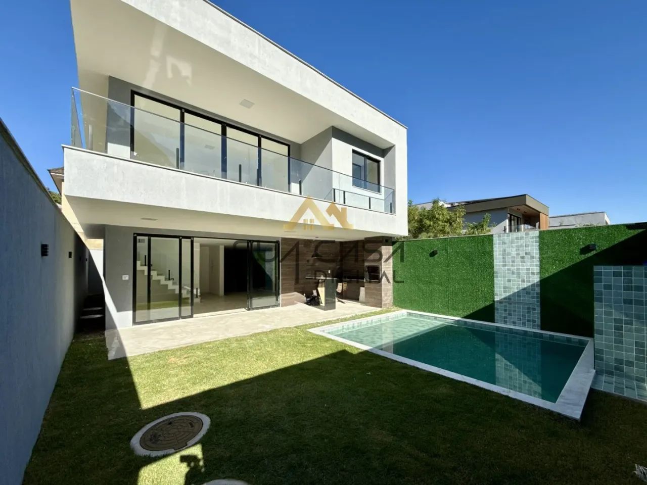 Excelente Casa Duplex Contemporânea em Condominio novo de Vargem Pequena. REF: CA0266 1