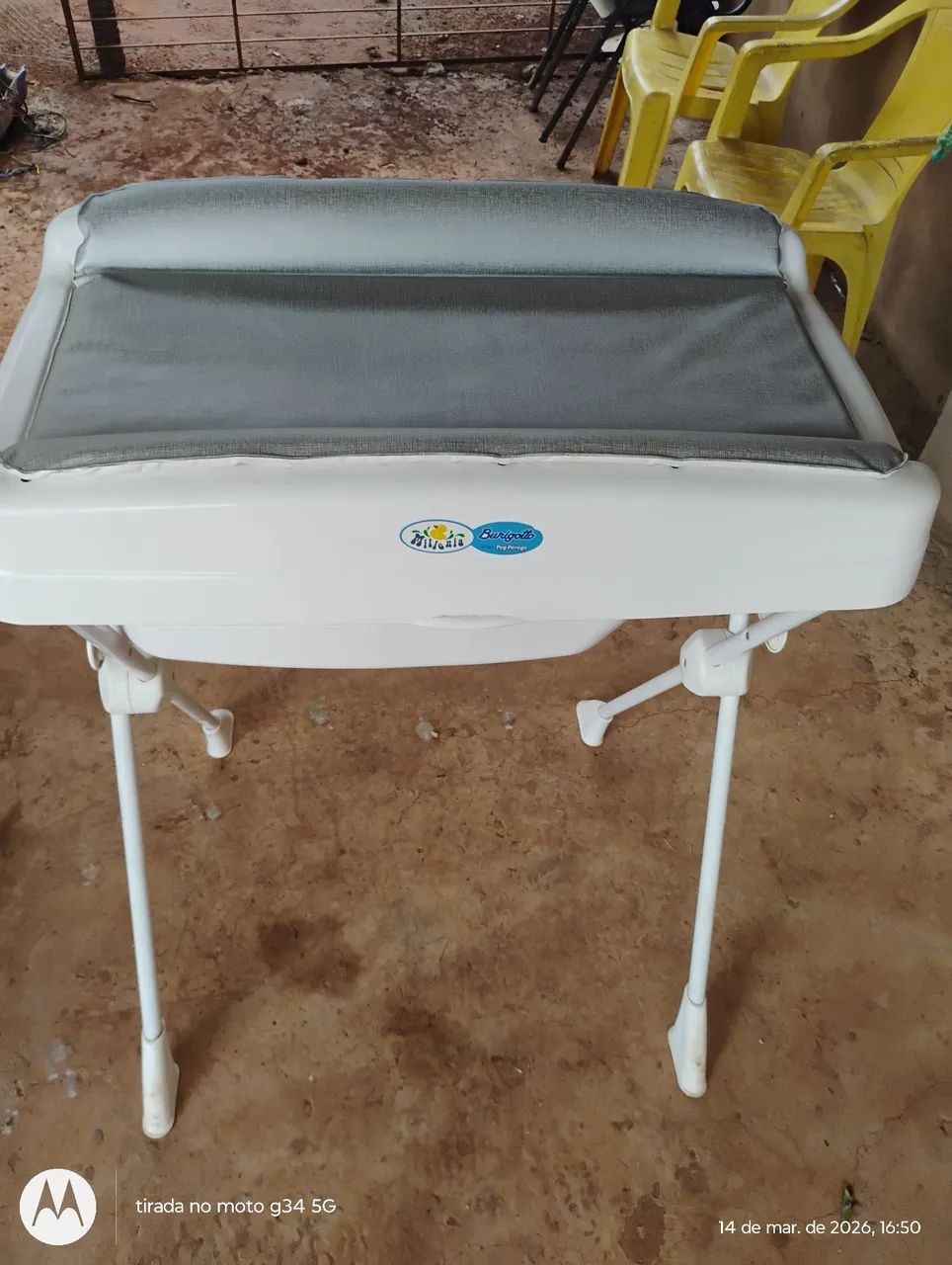 Banheira com trocador