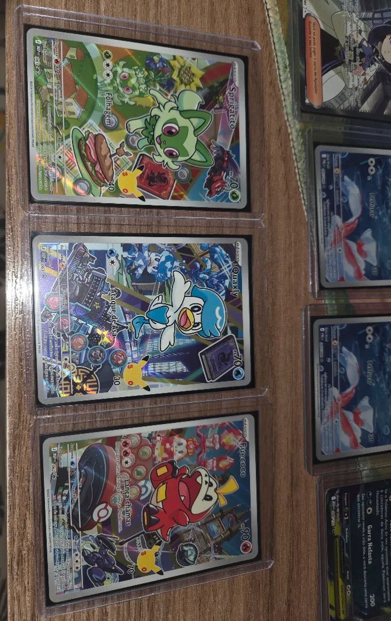 Trio de paldea e outras cartas para TROCA - Foto 2