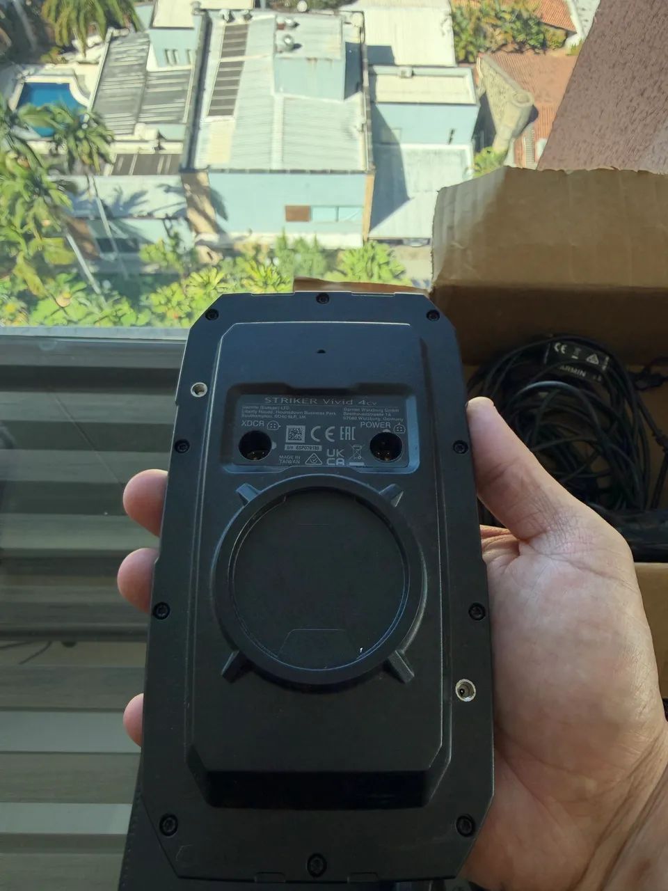 Gps Pesca Sonar Garmin Striker Vivid 4cv + Transducer - Foto 3