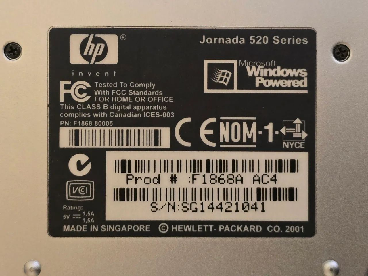 Pda hp jornada 525 pocket pc windows mobile funcionando - Foto 4