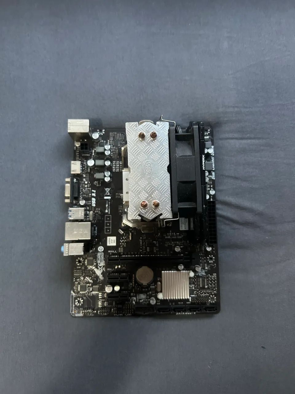 Kit Placa Mae Biostar Ryzen 5 e Memoria Hyper X - Foto 4