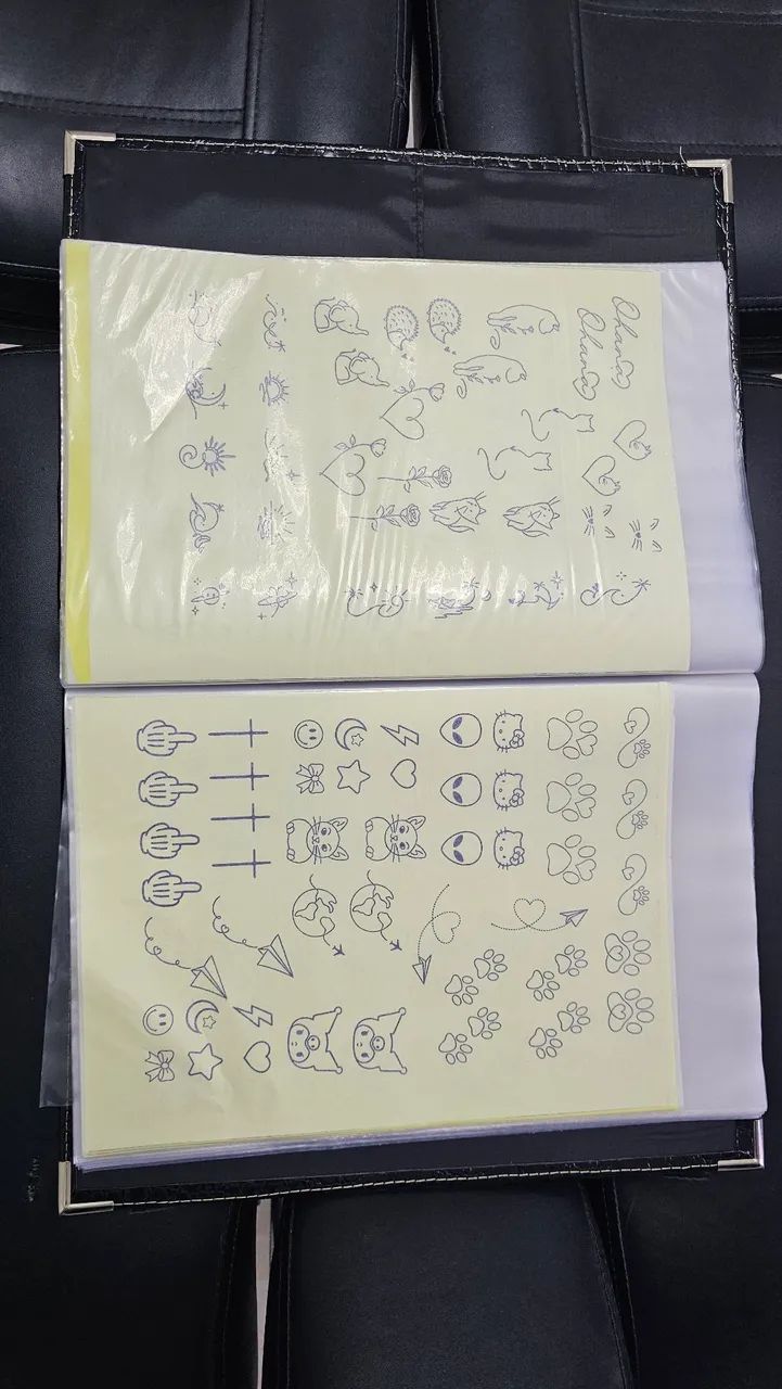 Catalogo Decalque pronto para usar na pele - Foto 5