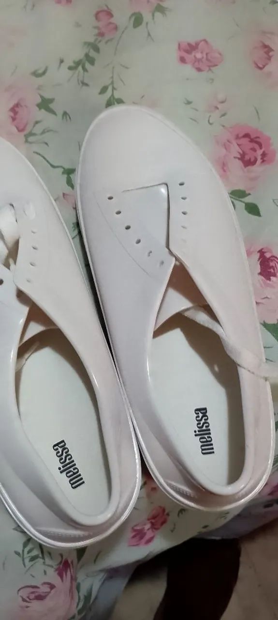 Sapato melissa 43/44 branco  - Foto 2