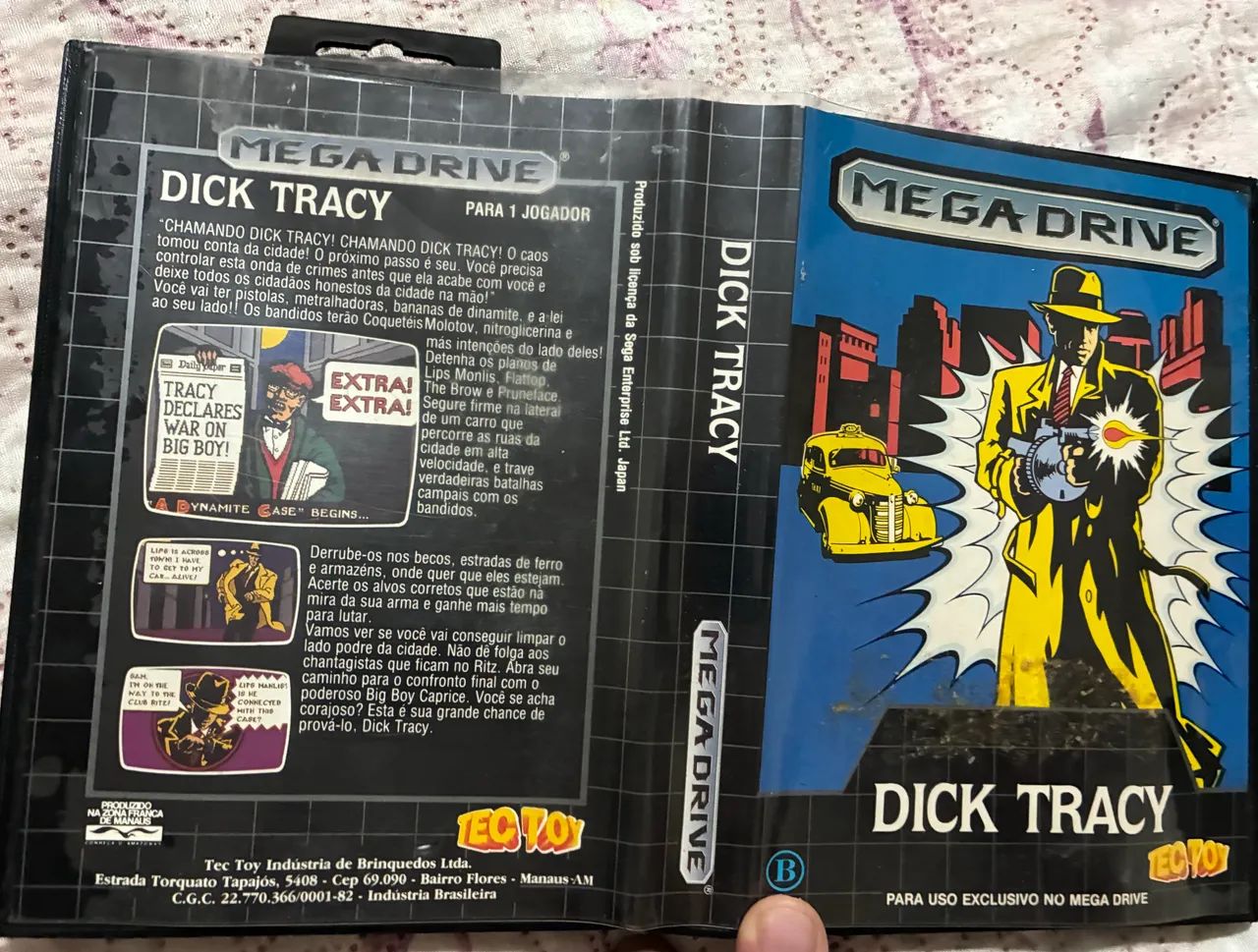 DICK TRACY - MEGA DRIVE TEC TOY | CIB ORIGINAL - Jogos de Vídeo