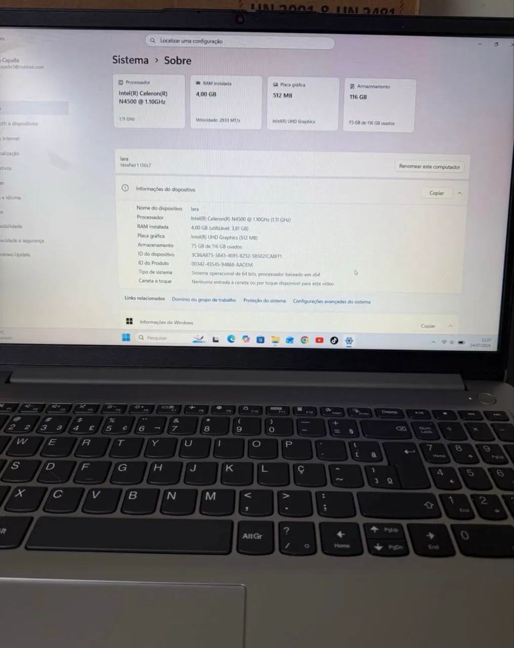 NootBook Novo - Foto 3