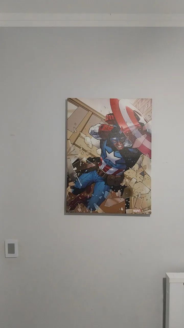 Quadro Capitão Am érica - Foto 2