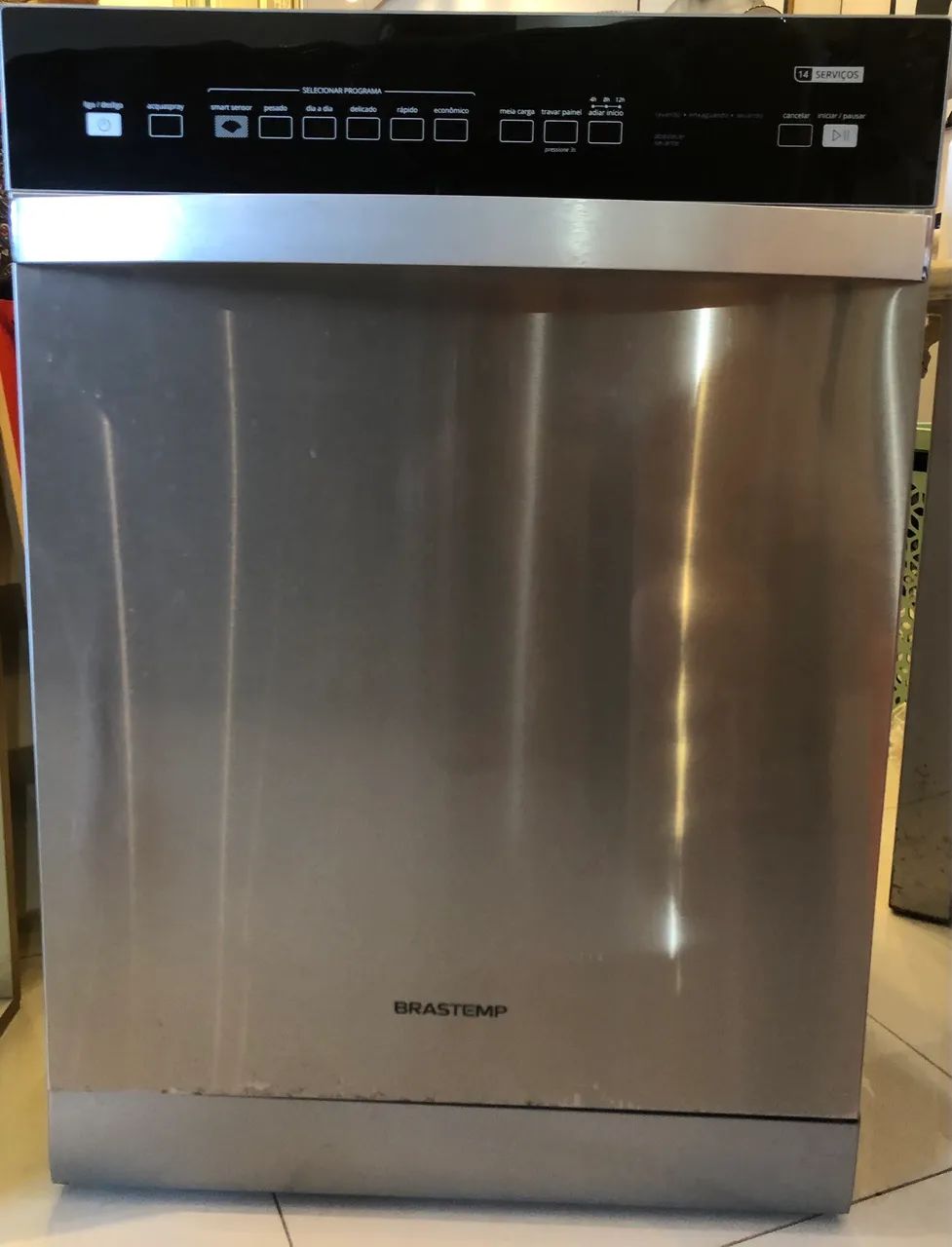 Lava-louças Brastemp 14 serviços inox  - Foto 3