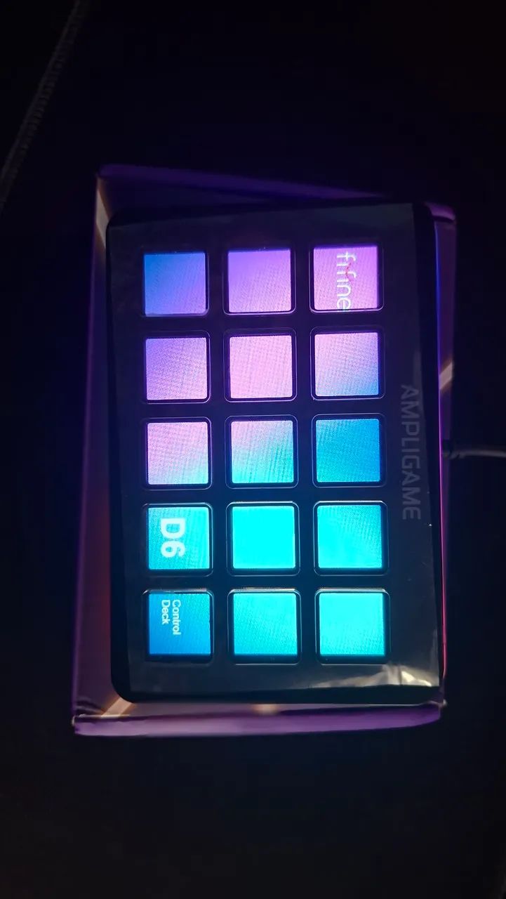 Stream Deck Fifine D6 - Preto - Foto 4
