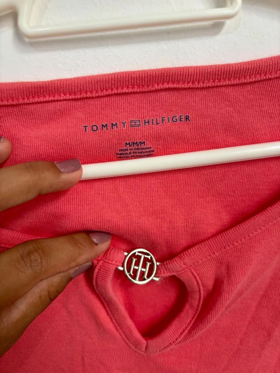 camiseta tommy hilfiger coral m - Foto 4