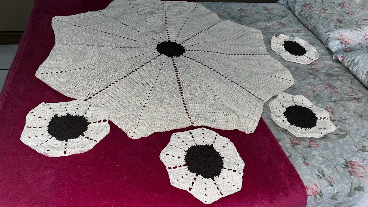 Tapetes de crochê 