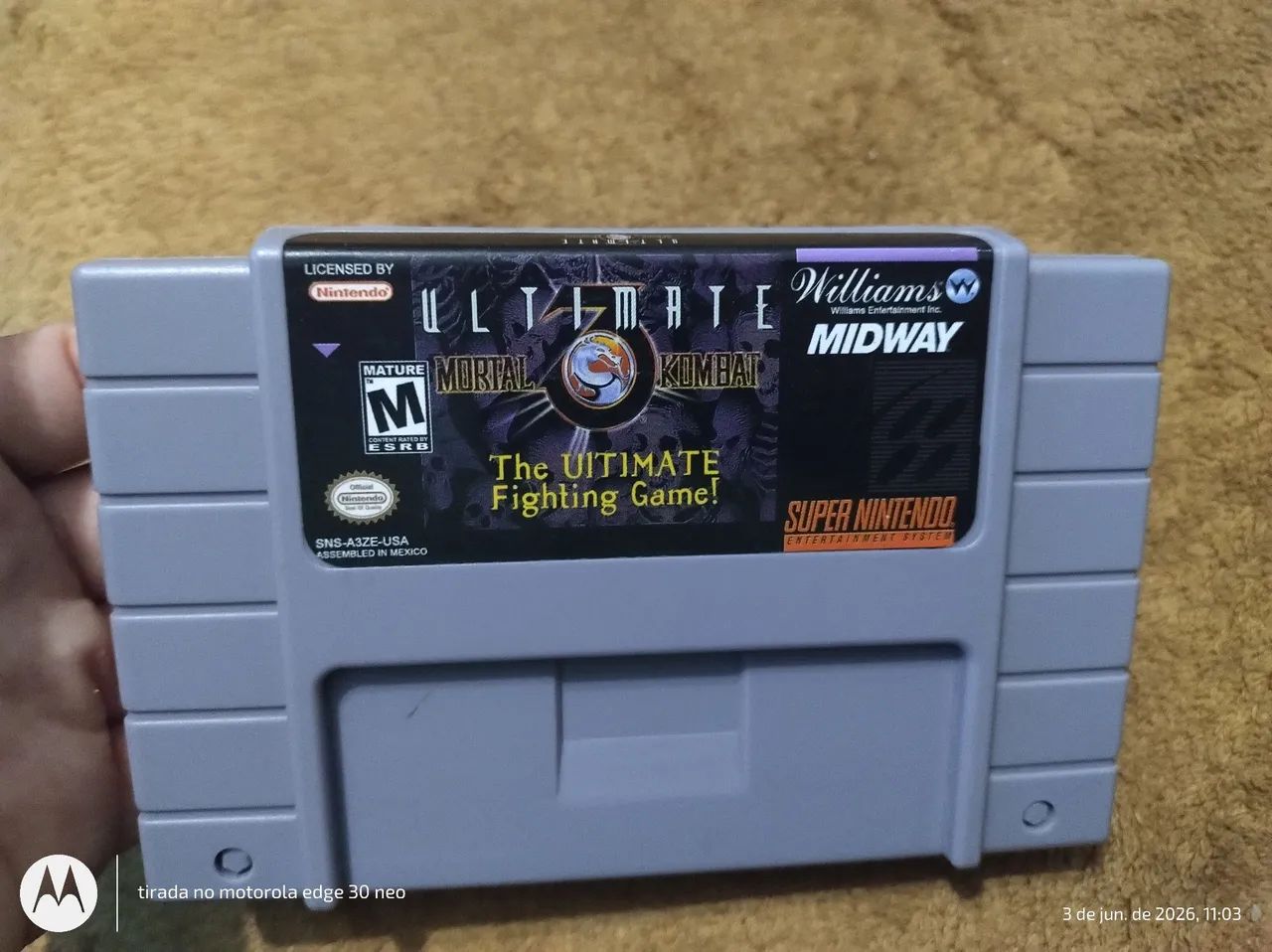 Mortal Kombat ultimate super Nintendo  - Foto 2