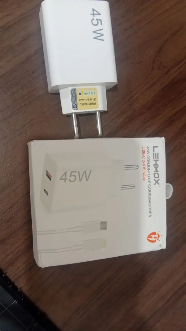 Carregador de Iphone UCB-C Lightning 45w LEHMOX - Foto 2