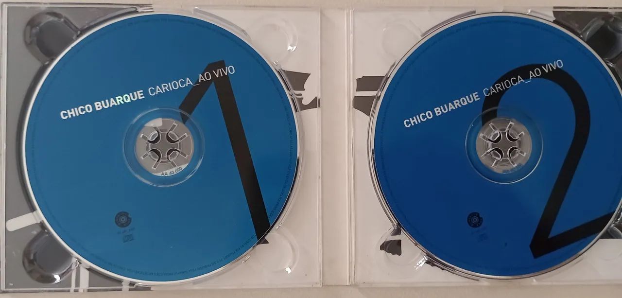 2 CDs DUPLOS CHICO BUARQUE AO VIVO - Foto 5