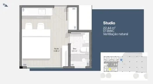 PLANTA 22m²