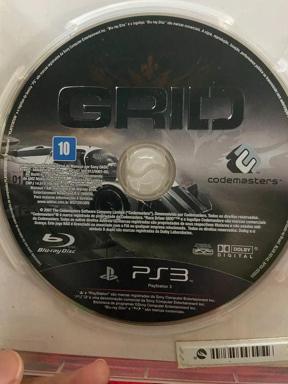 Jogo de PlayStation 3 GRID - Foto 2
