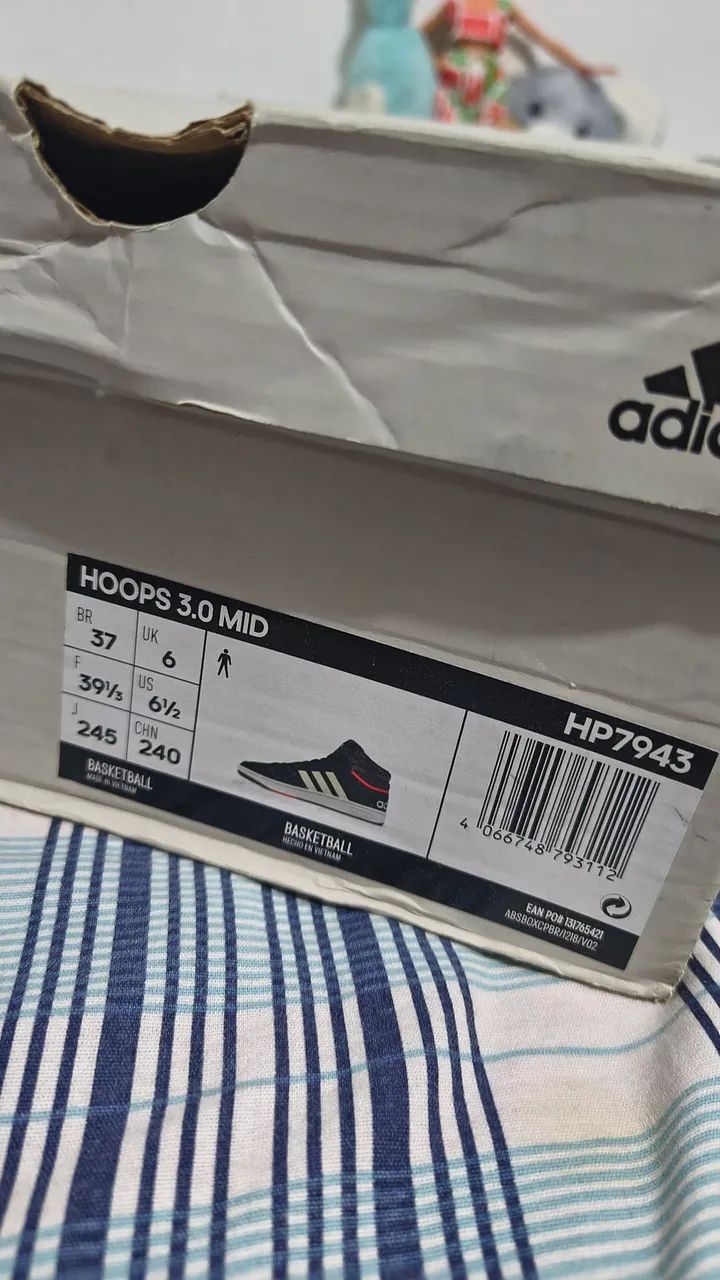 Adidas Mid cano alto Xadrez  - Foto 5