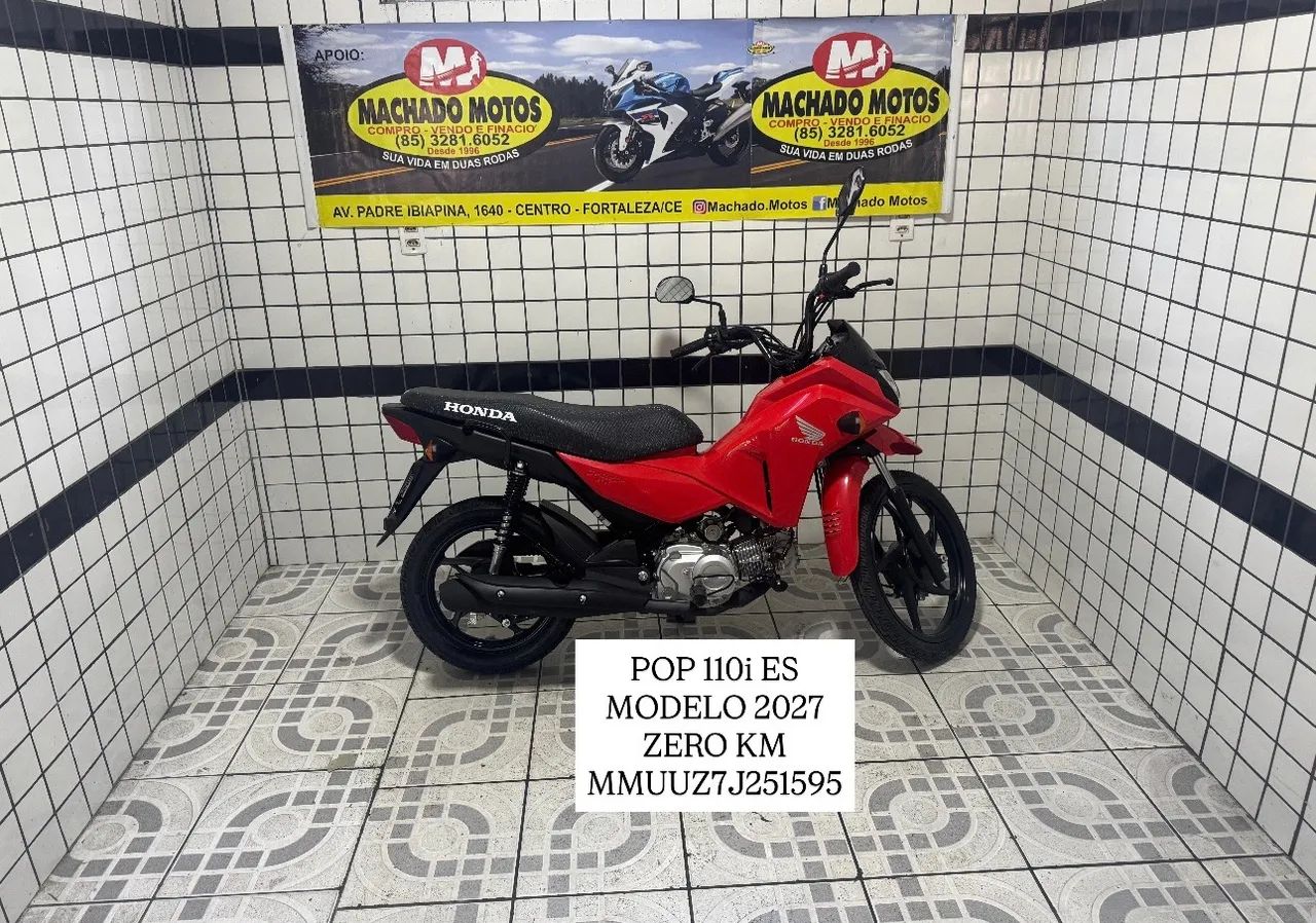 Pop 110i ES,modelo 2027 emplacada 