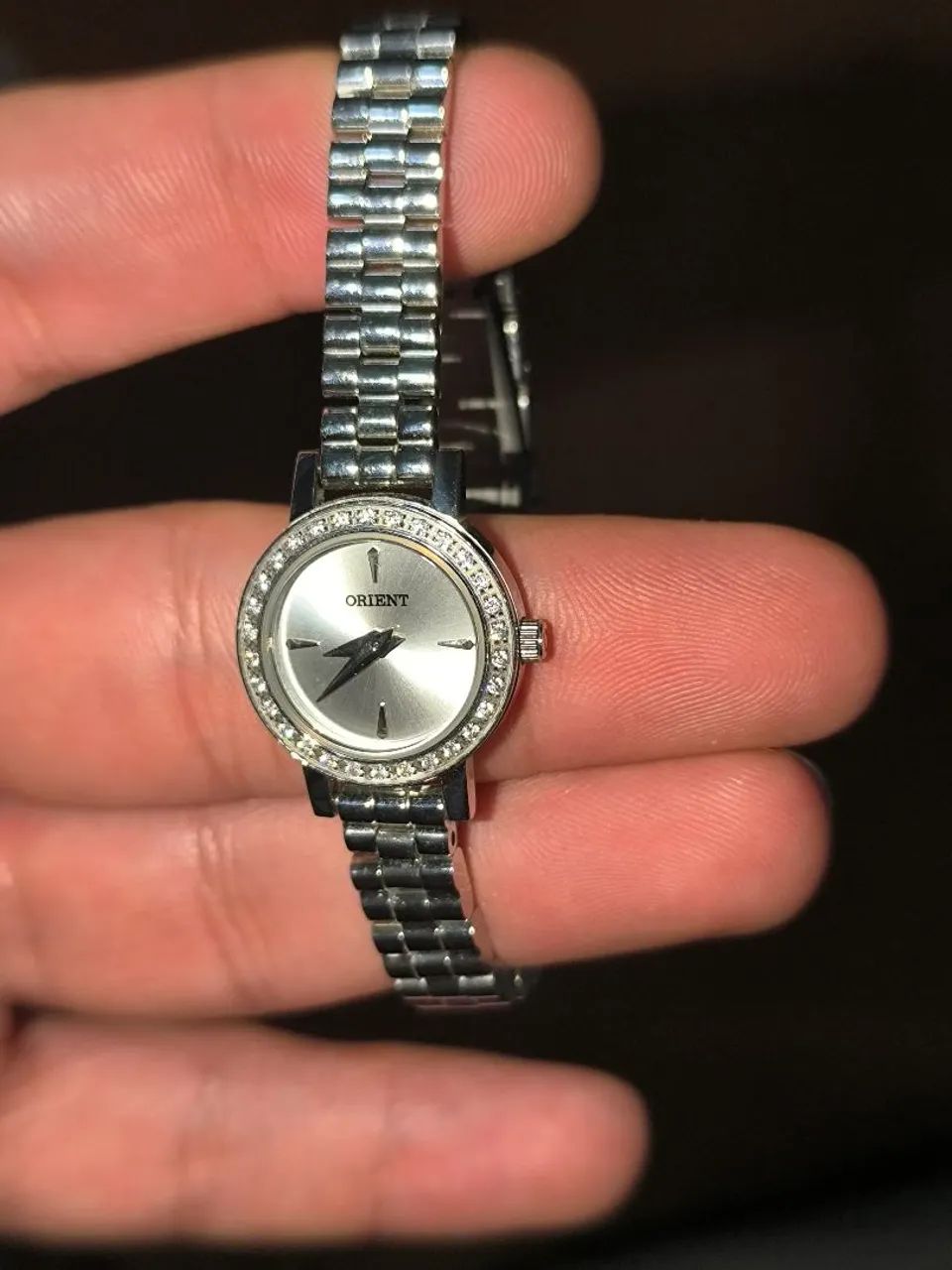 Relógio Feminino Orient Mini Prata