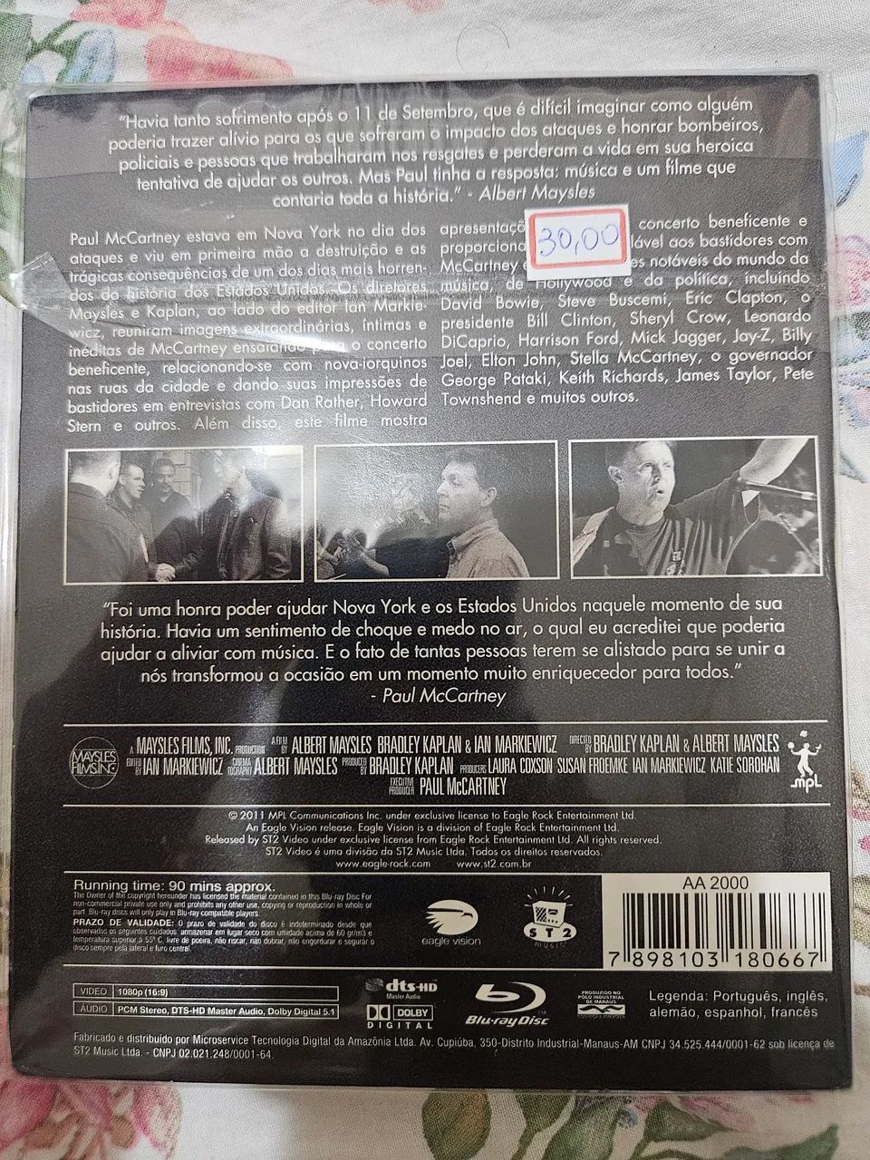 Blu-Ray Paul Mccartney The love we make - Foto 2