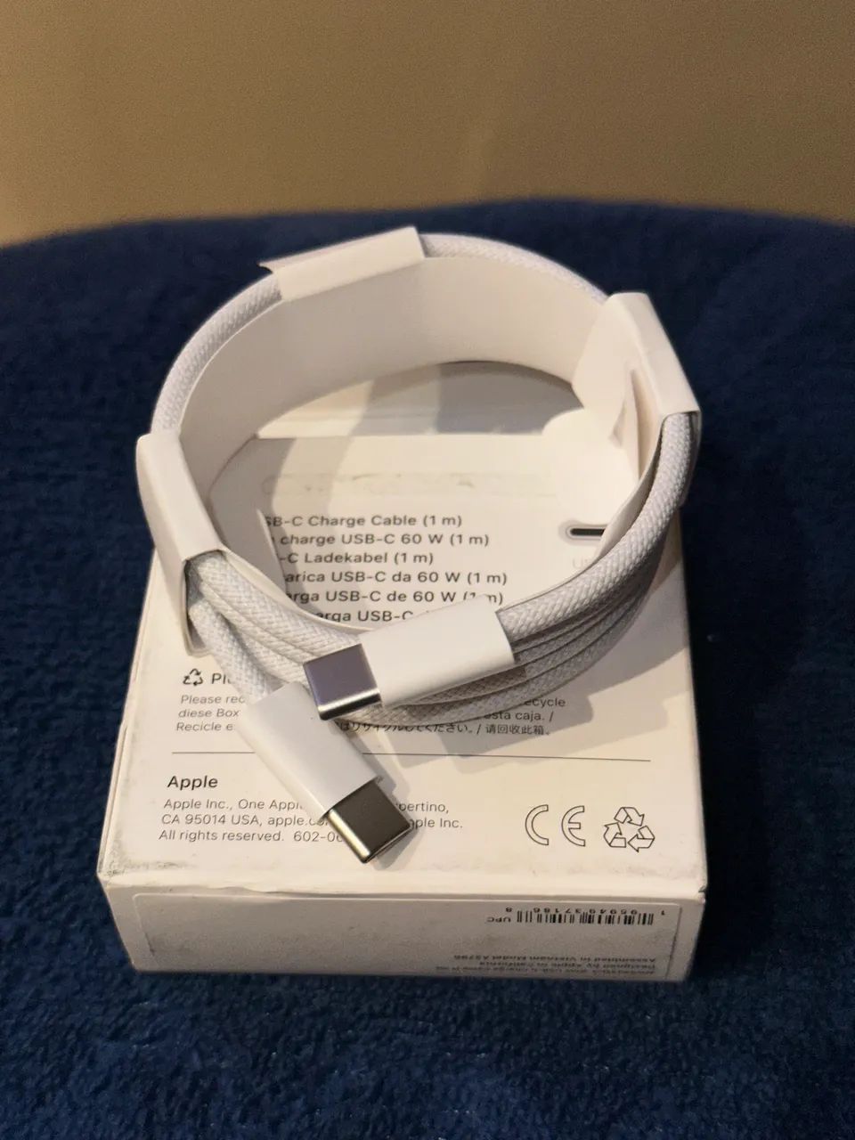 Cabo Apple IPhone USB-C Original 60w 1M