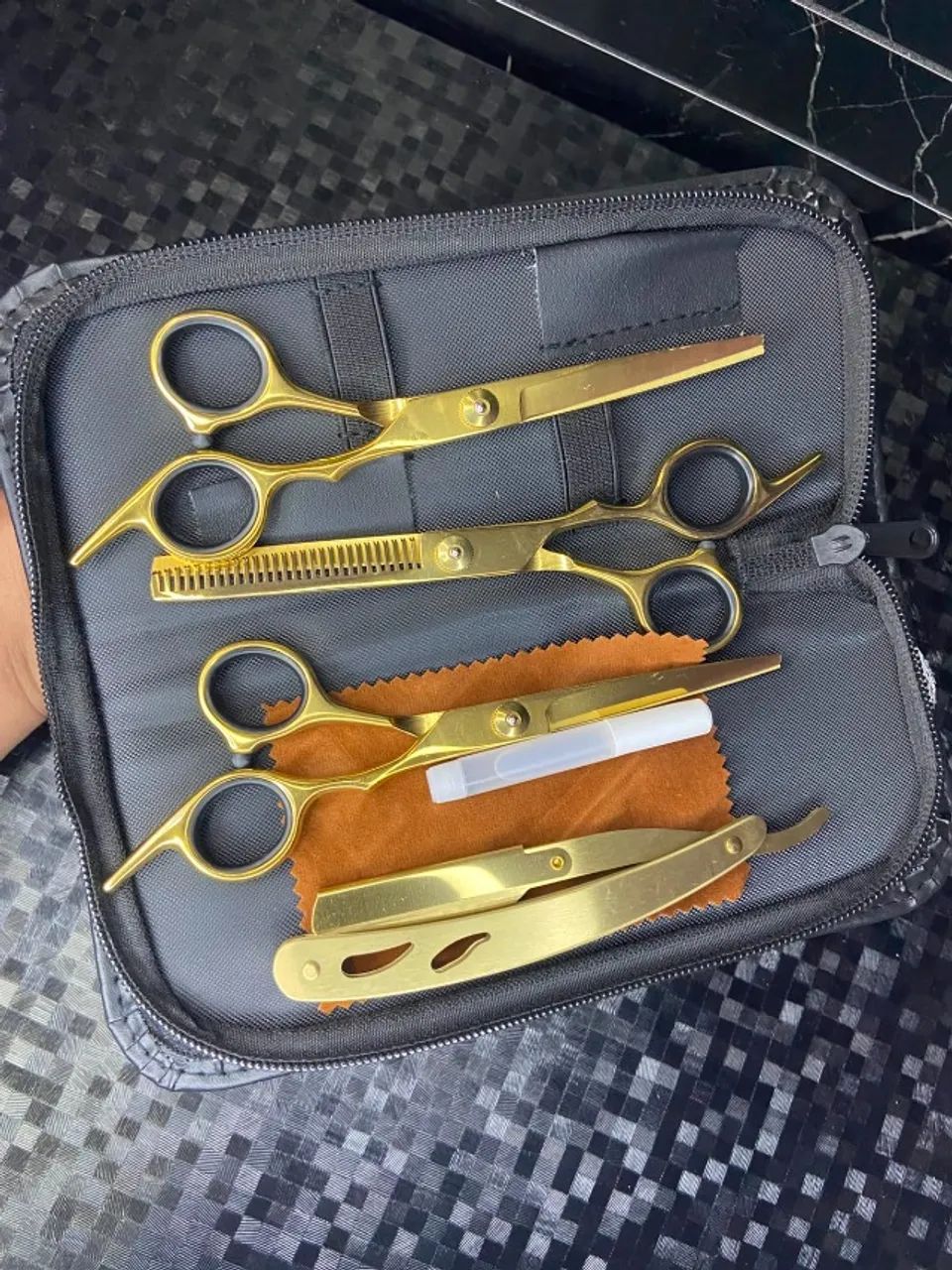 Kit 3 Tesouras com Navalha Yang Lie an4