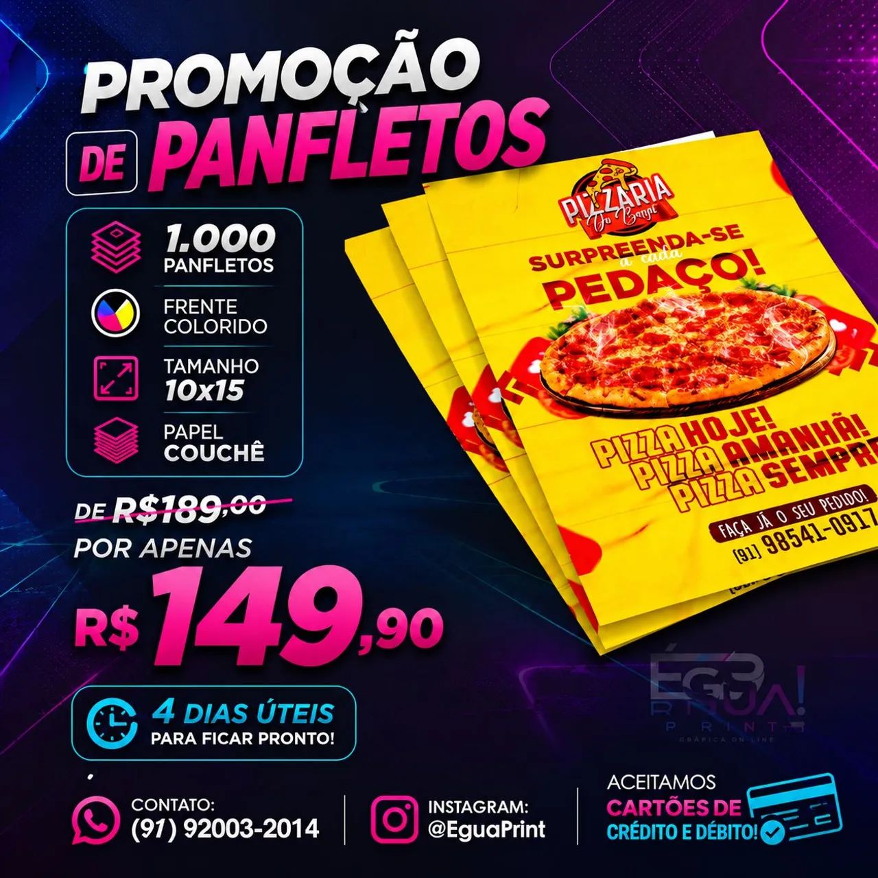 Panfletos - Gráfica On-Line 