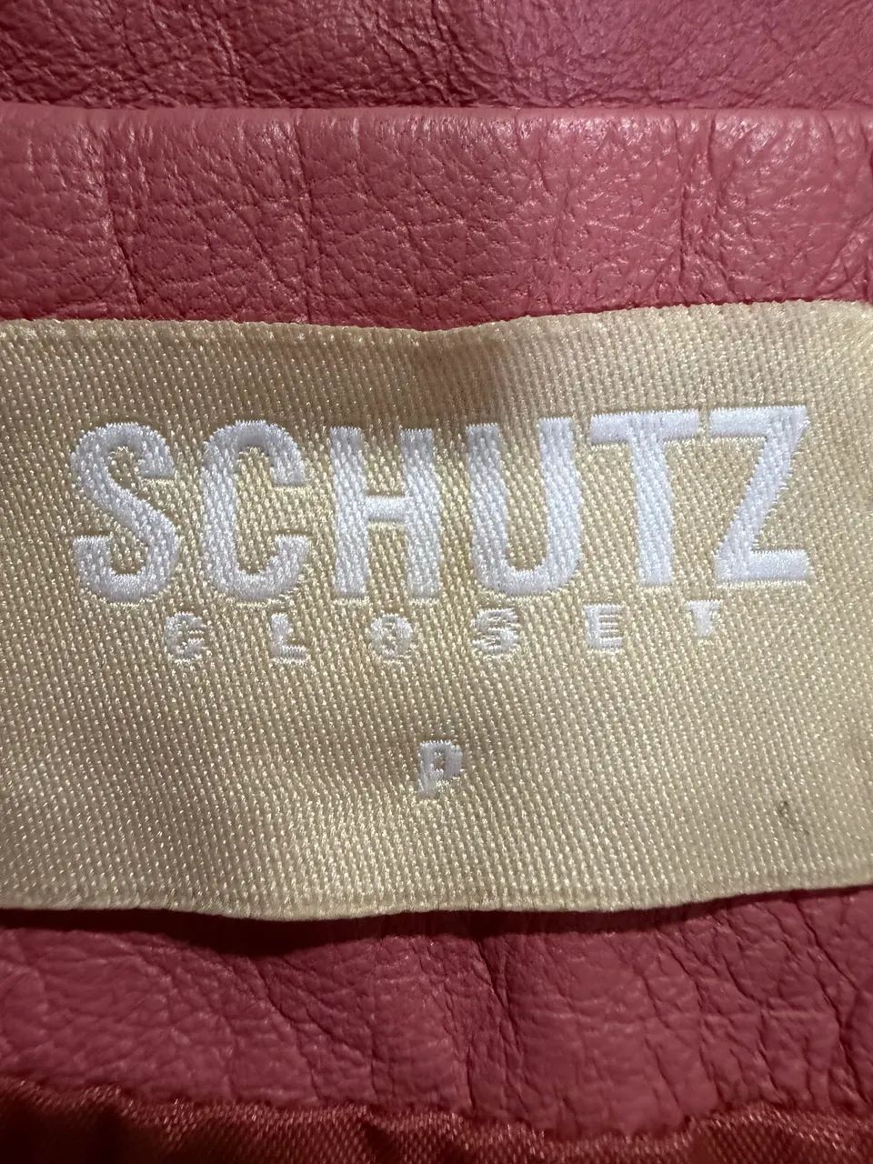 Colete de couro rosa - Schutz - Foto 3