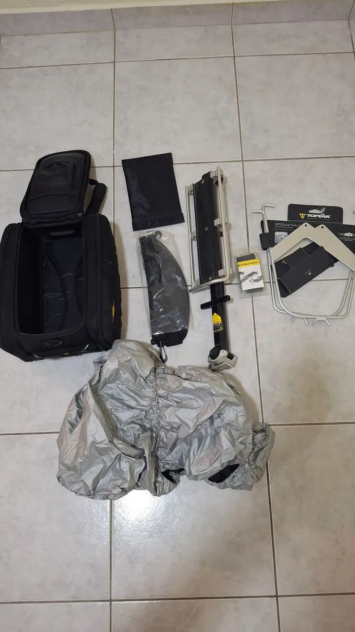 Alforge topeak completo com suporte e capa