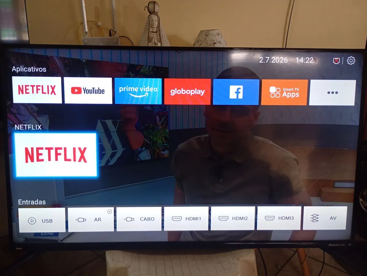 Tv Philco 40 polegadas Smart 4k  - Foto 2