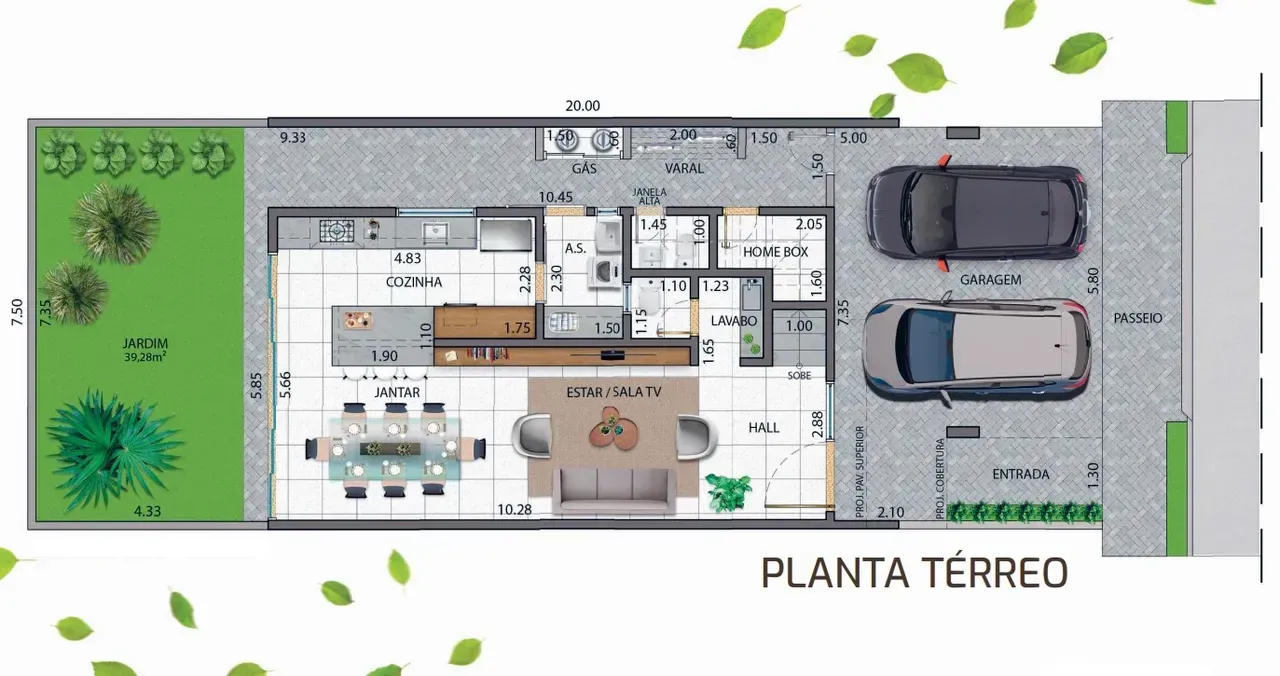 PLANTA 164m²
