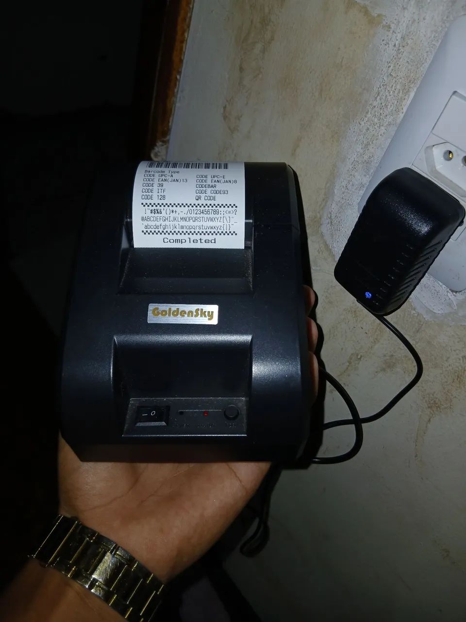 Impressora Térmica GoldenSky POS58D USB - Funcionando - Foto 3