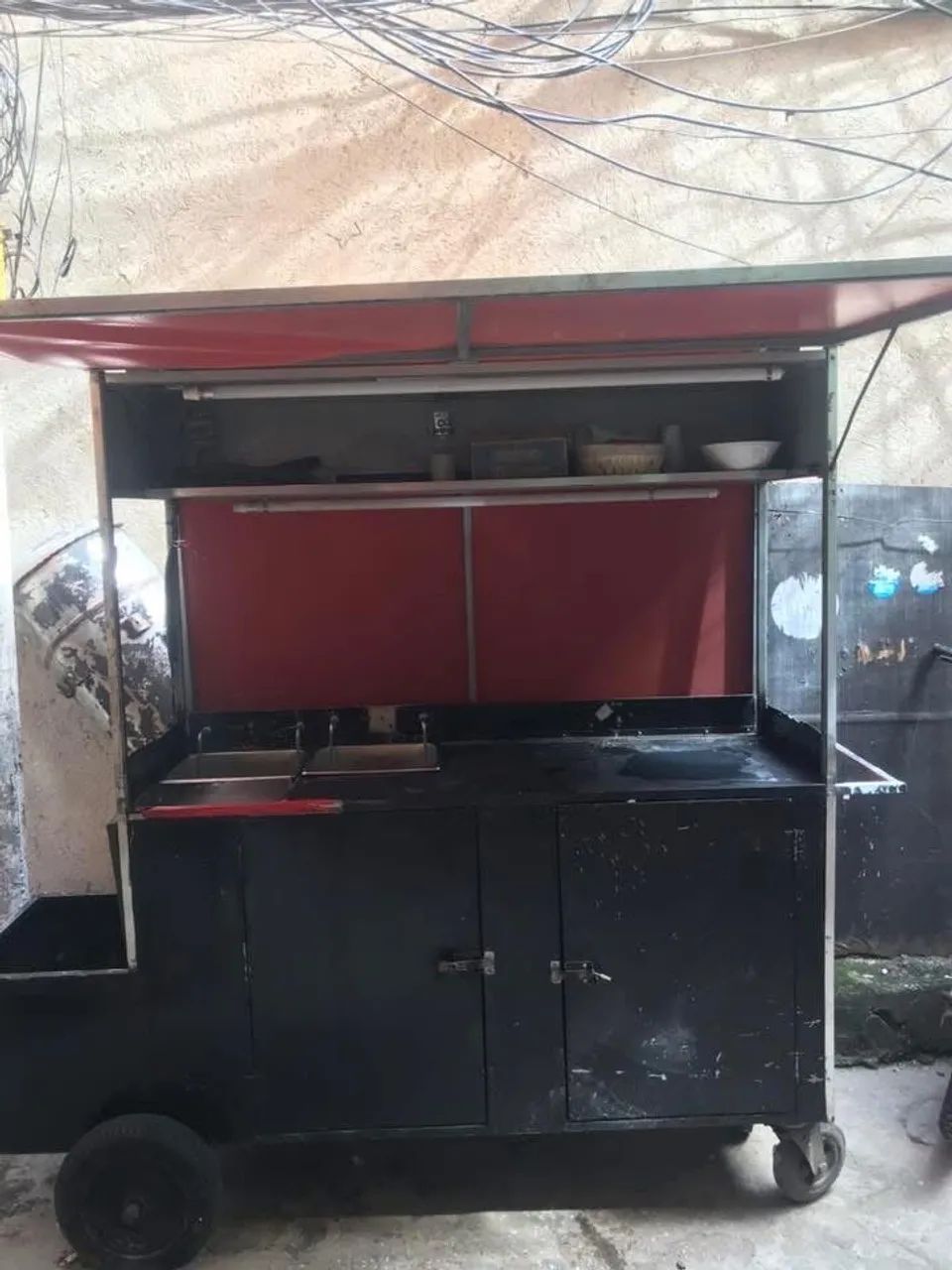 Barraca de batata ou salgadinho ,frituras no geral 