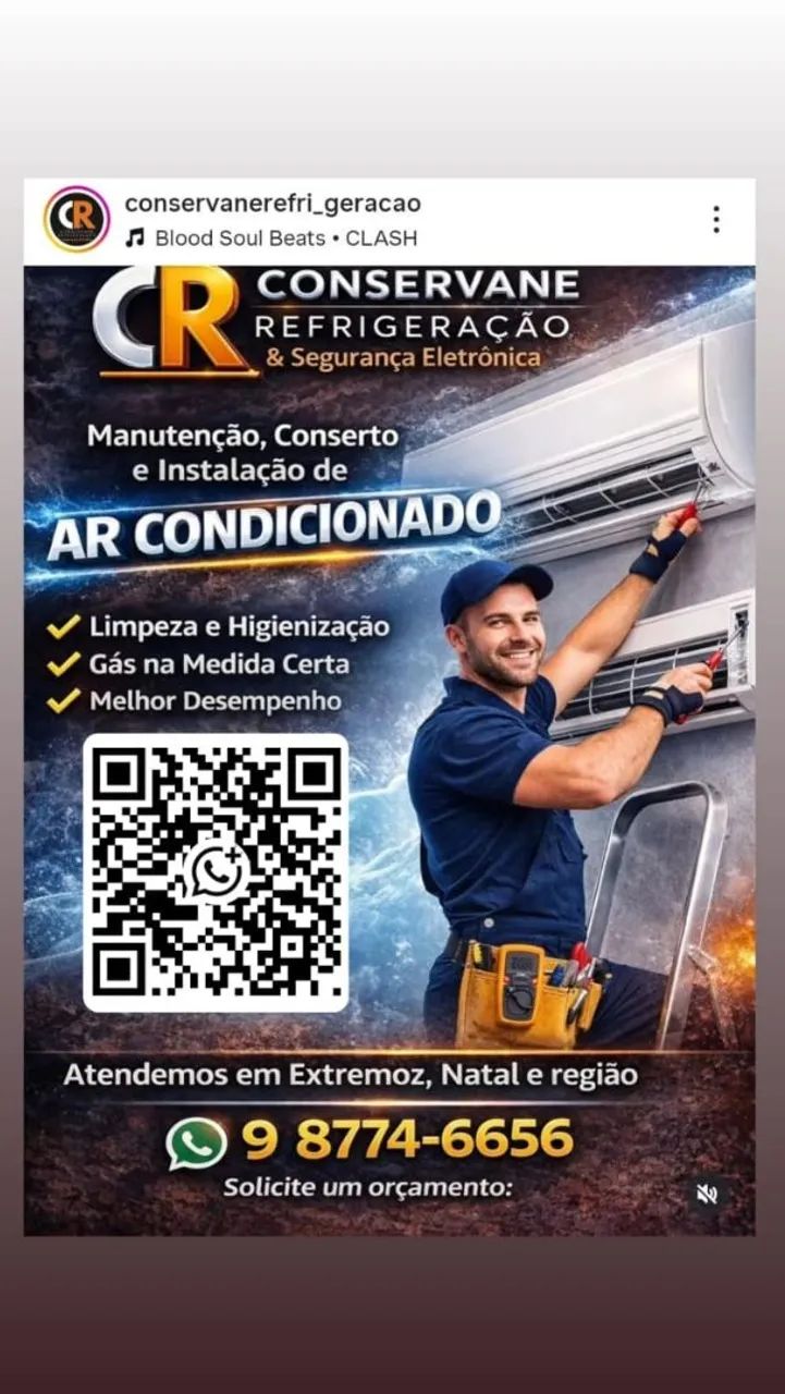 Instalação de ar-condicionado 
