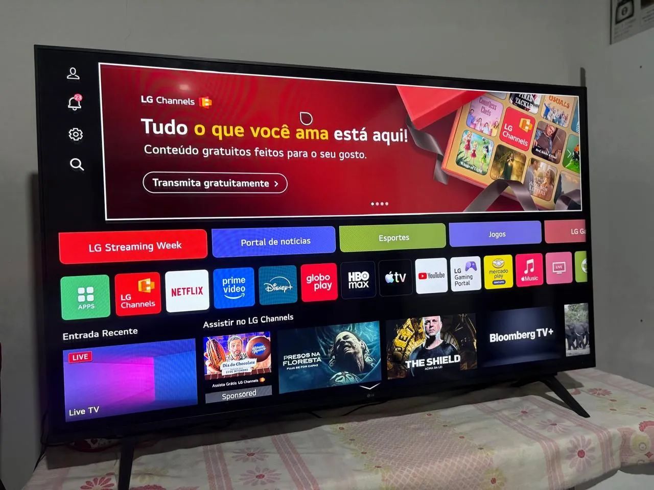 Smart tv 55 LG 4k impecável 