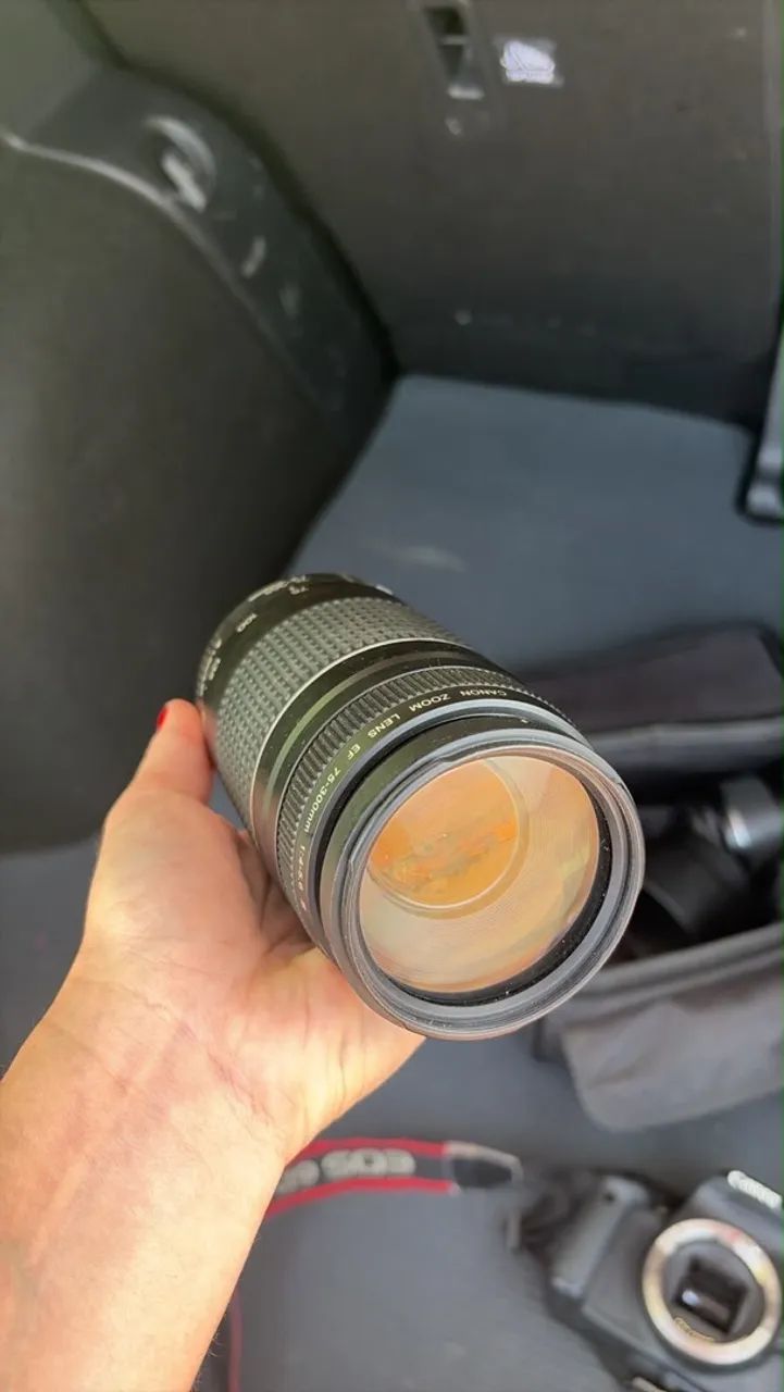 Câmera e lentes 