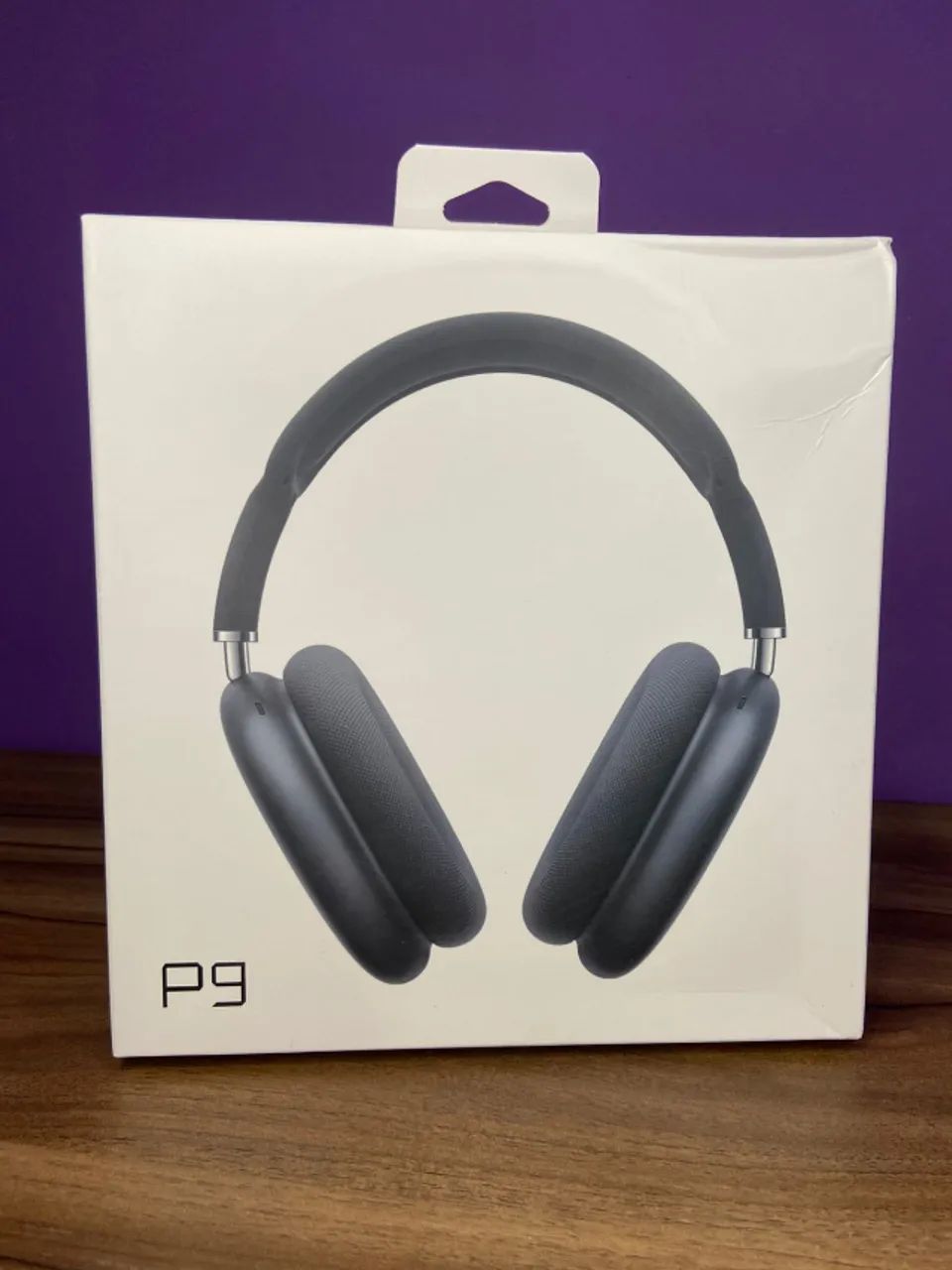 Fone de ouvido Headphone Bluetooth iOS Android P9 preto an6