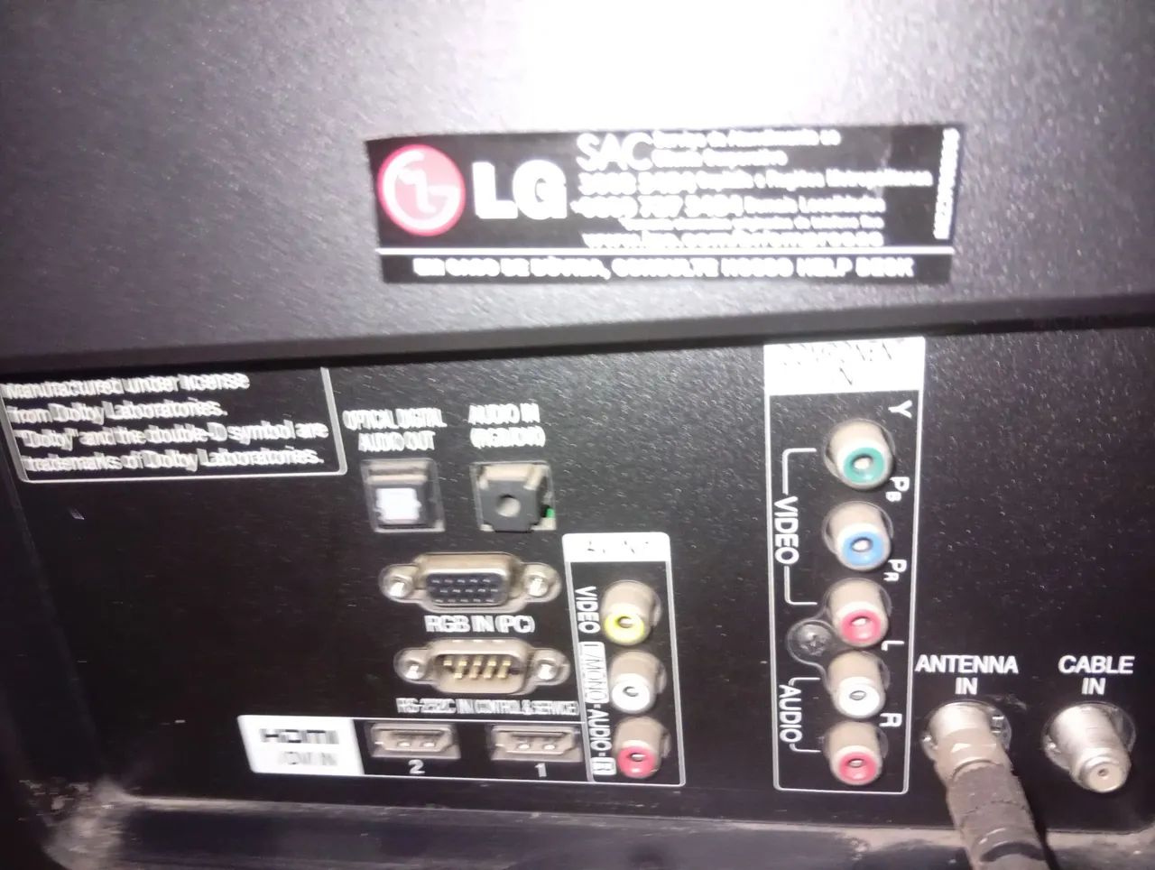 Vendo Tv de 32 polegadas bem conservada com antena e controle. NÃO É SMART  - Foto 5