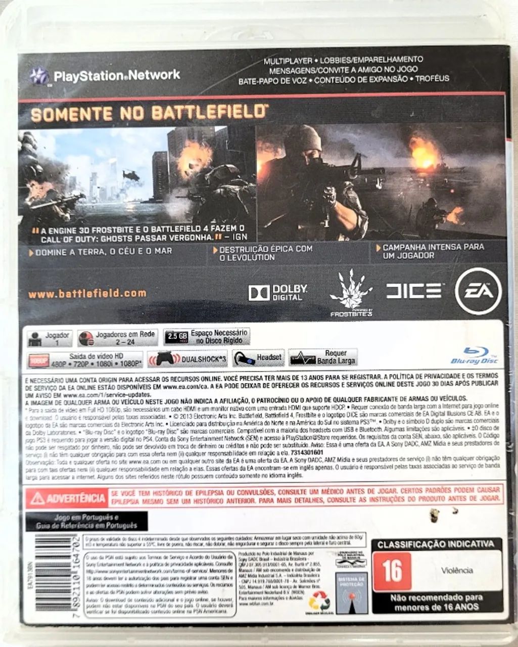 Jogo de Ps3 BATTLEFIELD 4 - Foto 2
