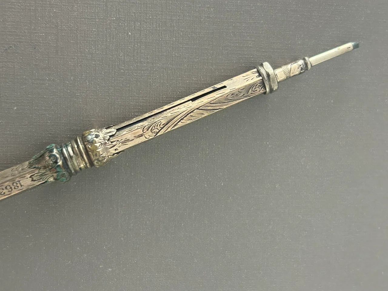 Caneta tinteiro Vitoriana com lapiseira  - Foto 5