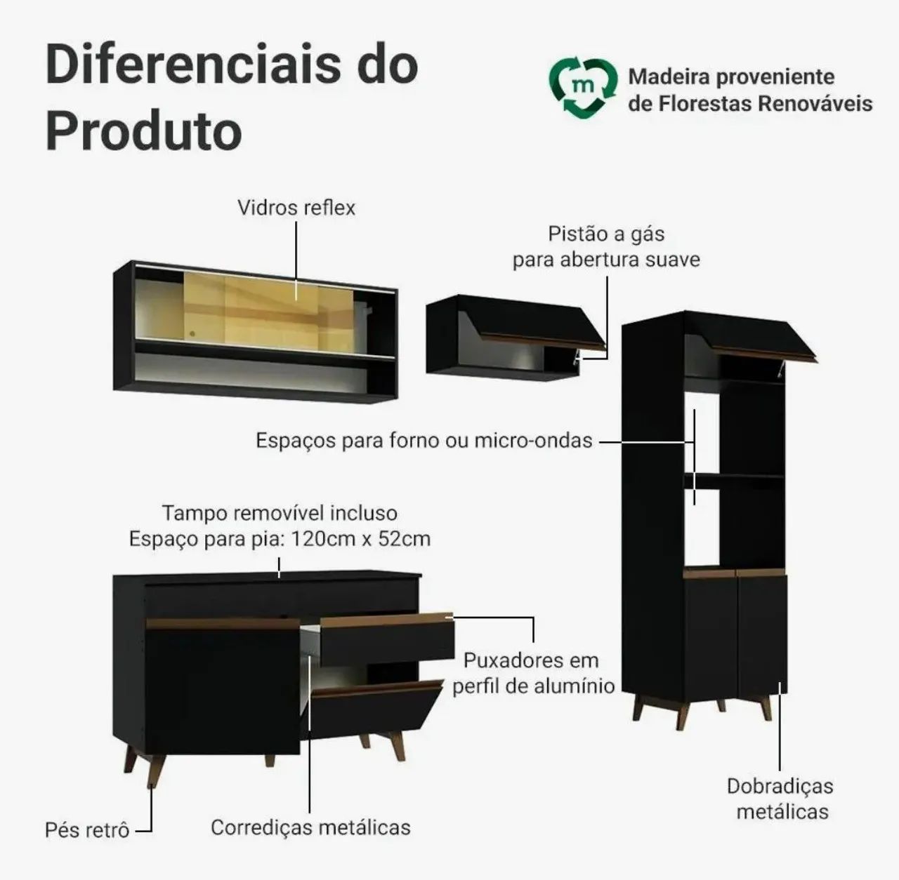 Armário- Cozinha Completa - Foto 4