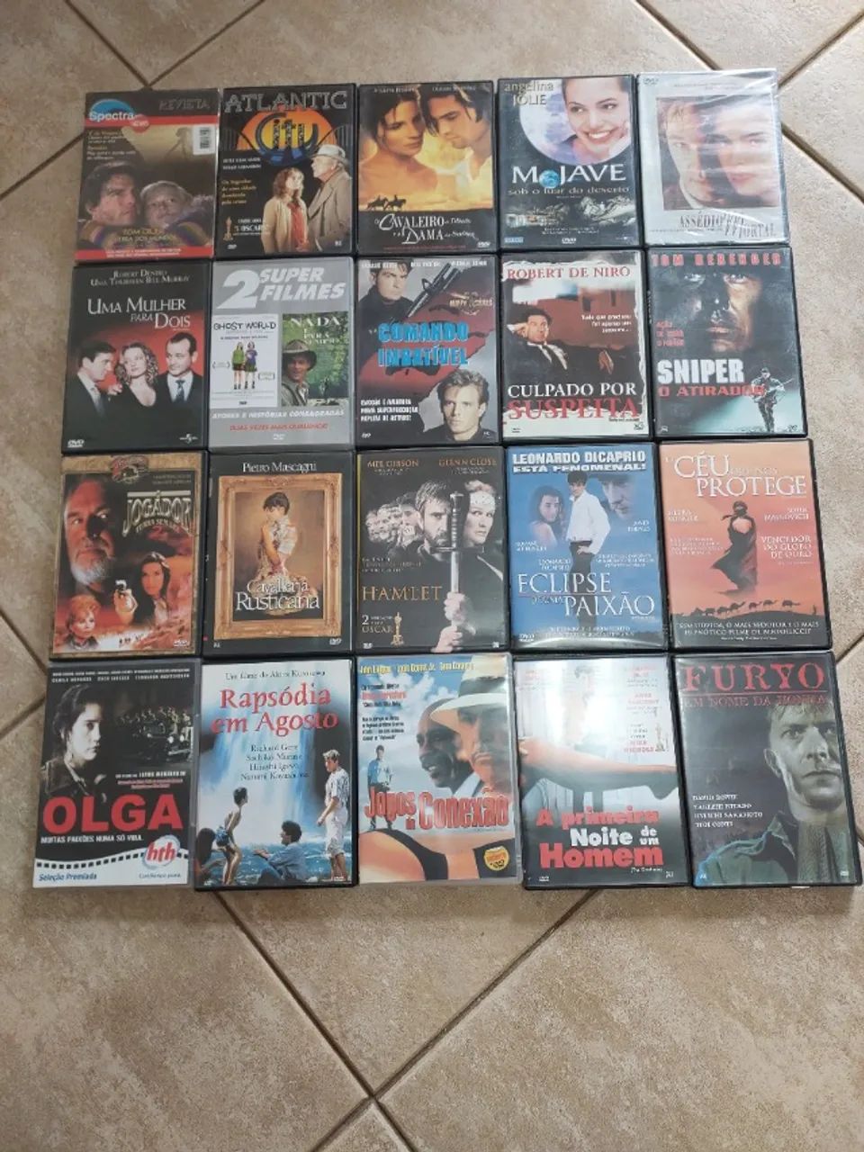 Lote com 20 DVD´s - Títulos diversos