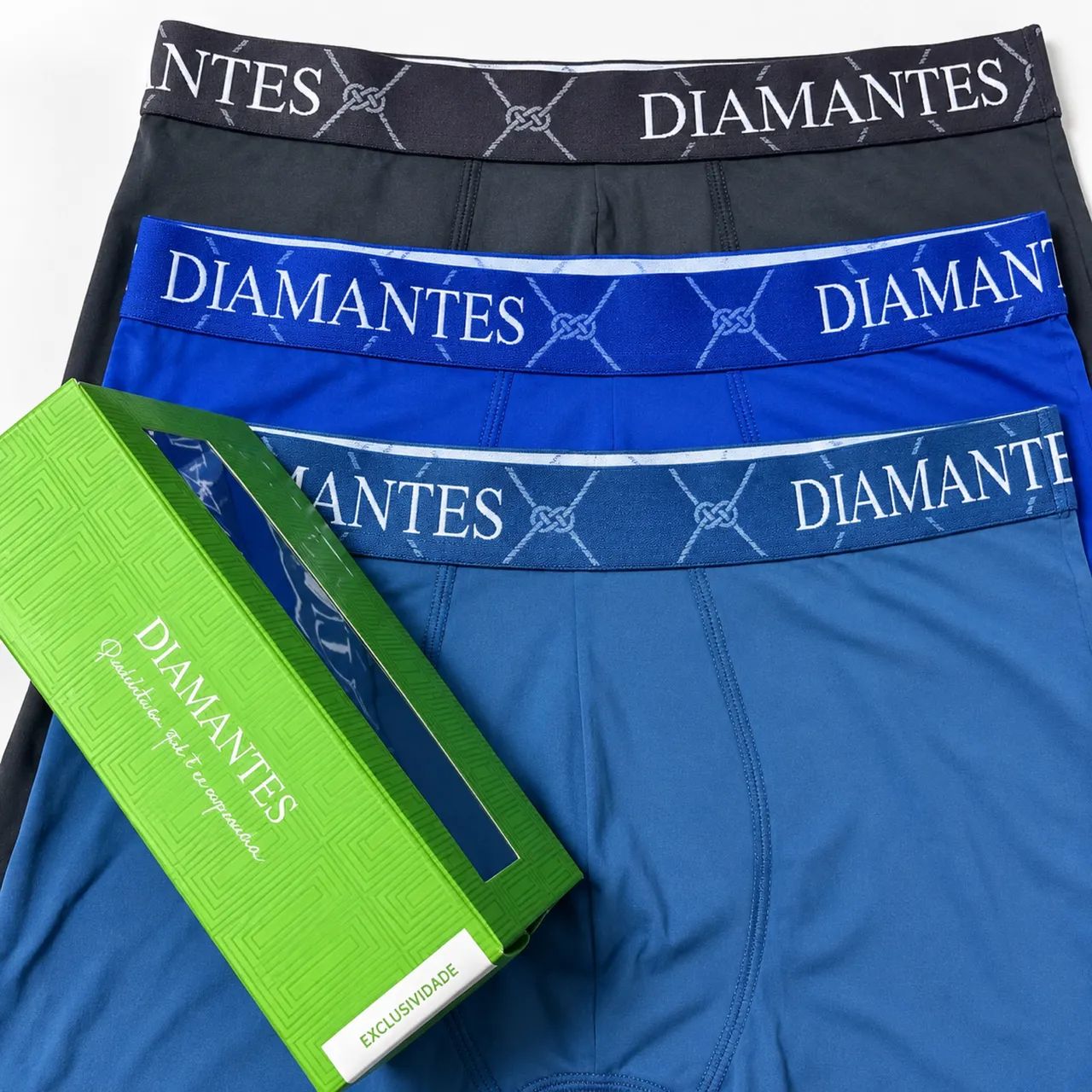 Cueca Diamantes Original Kit c/ 3 - Pronta Entrega Aracaju - Foto 2