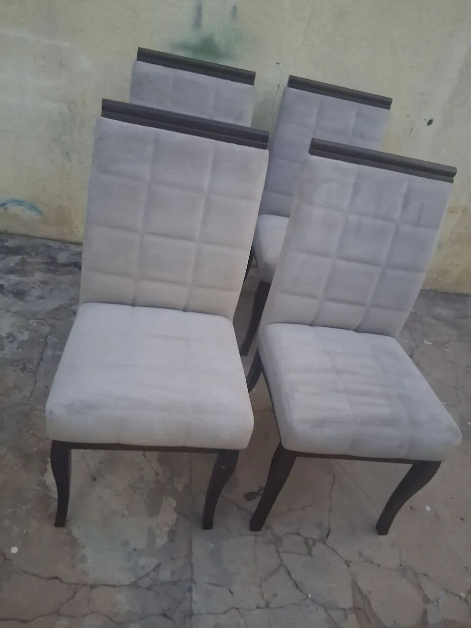 Vendo conjunto de cadeiras estofadas  - Foto 4